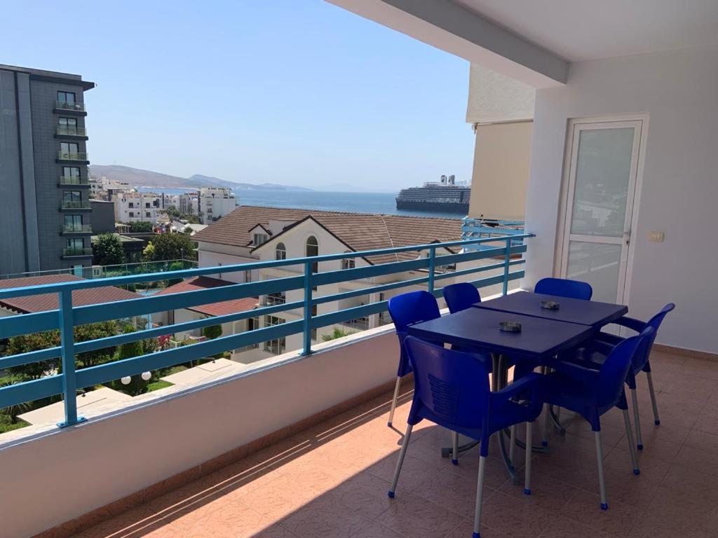 Apart-Hotel Alvi Sarande Bagian luar foto