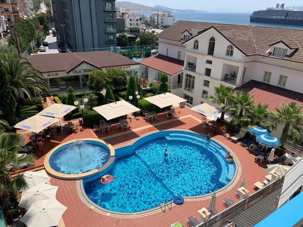 Apart-Hotel Alvi Sarande Bagian luar foto