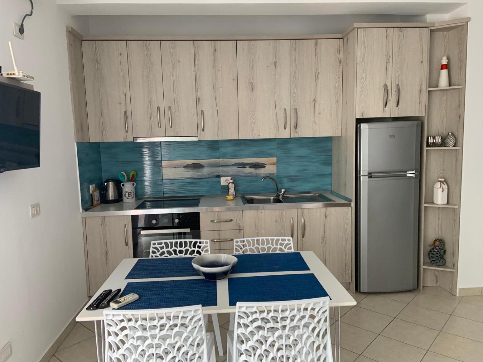 Apart-Hotel Alvi Sarande Bagian luar foto