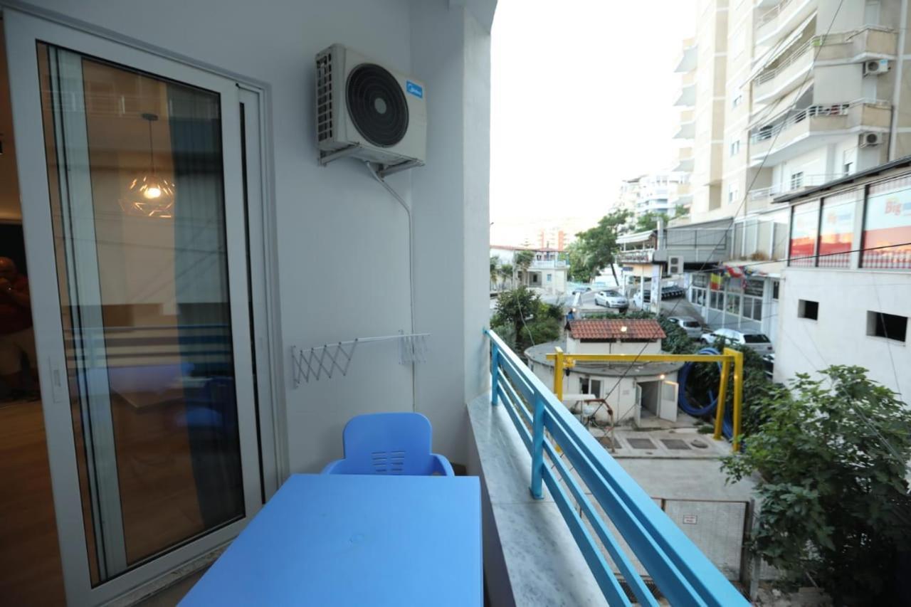 Apart-Hotel Alvi Sarande Bagian luar foto