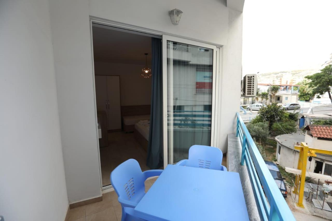 Apart-Hotel Alvi Sarande Bagian luar foto
