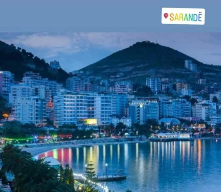 Apart-Hotel Alvi Sarande Bagian luar foto